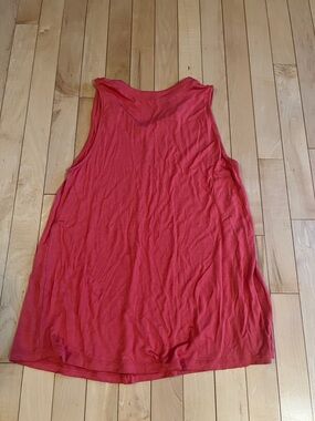 LOFT Coral-Red Sleeveless Tank Top Size Small Worn once